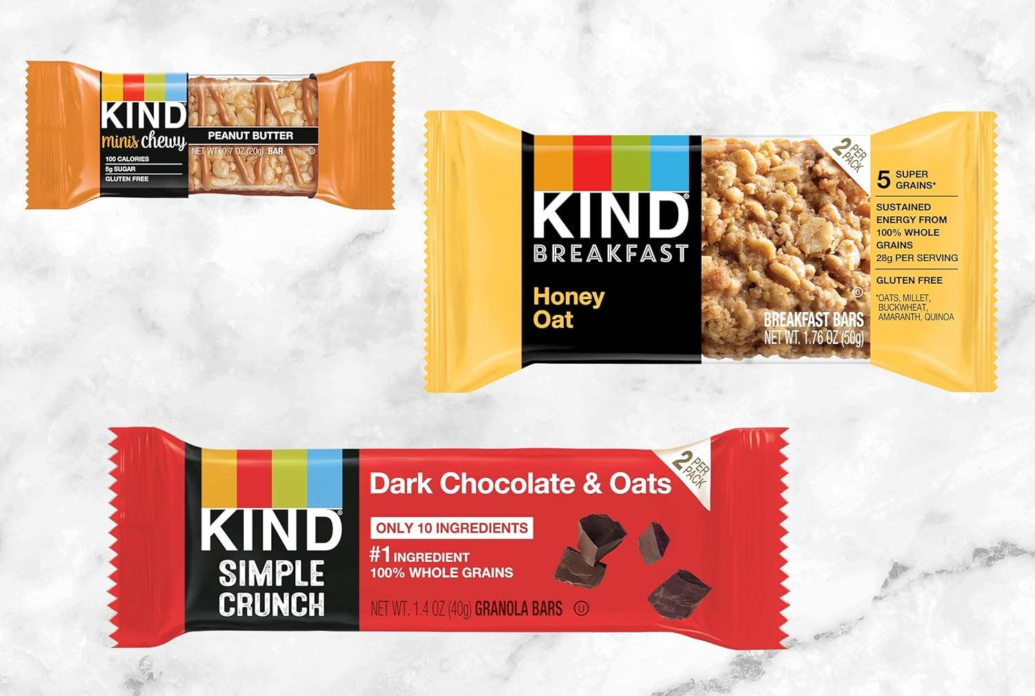 KIND HEALTHY GRAINS Peanut Butter Dark Chocolate Bars, Gluten Free Snacks, 1.2 OZ Bars (40 Count) KIND HEALTHY GRAINS Peanut Butter Dark Chocolate Bars, Gluten Free Snacks, 1.2 OZ Bars (40 Count)