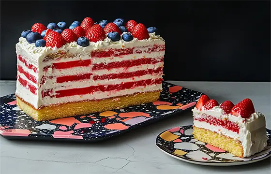 flag cake flag cake