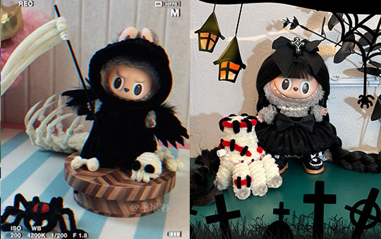 Grim Reaper Labubu, Halloween Costume