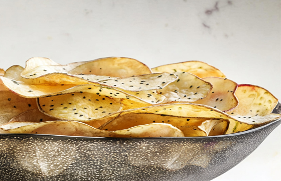 Craving chips, but avoiding potatoes? We get it. Try these crispy, salty, light-as-air radish version that are a million times better than the carb-y alternative. Try them dipped in homemade ranch dressing or garlic hummus--we bet you won't even miss the potato!