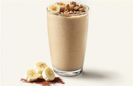 Peanut Butter Banana Smoothie.