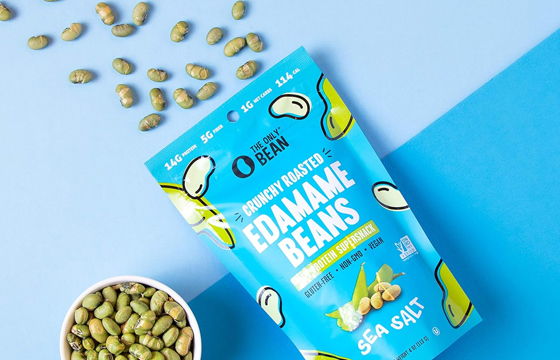 The Only Bean - Crunchy Roasted Edamame Beans (Sea Salt)