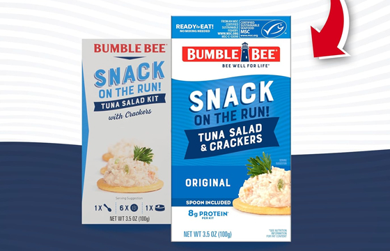 Bumble Bee Snack On The Run Tuna Salad with Crackers Kit