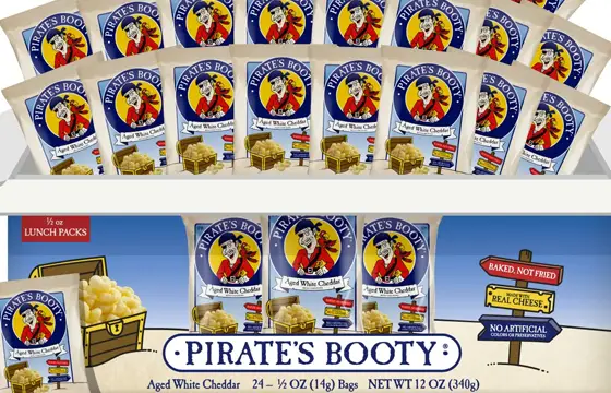 Pirate's Booty Aged White Cheddar Cheese Puffs