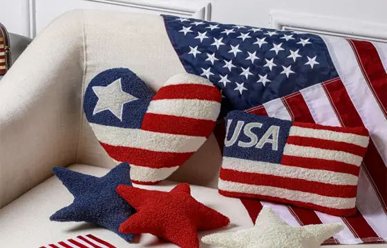 Fourth of July Throw Pillows